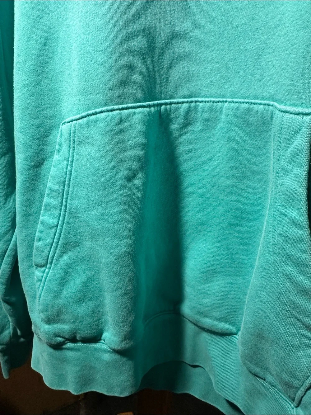 Nike Turquoise Pullover Hoodie with White Logo